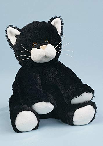 EBO 50042 - Katze, 24 cm, schwarzer und weißer Softplüsch, EBO 50042 - Katze, 24 cm, schwarzer und weißer Softplüsch, von EBO Plüschtiere