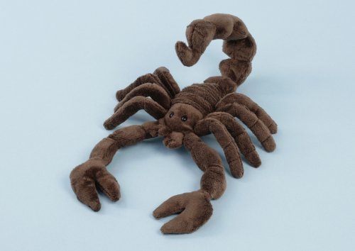 EBO 60387 - Skorpion, 25 cm lang, brauner Mikrofaservelour, gebogener Schwanz von EBO Plüschtiere