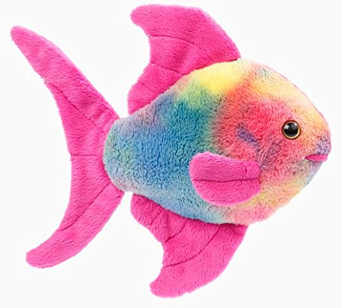EBO 60545 - Regenbogenfisch, 16cm, pink-bunt von EBO Plüschtiere