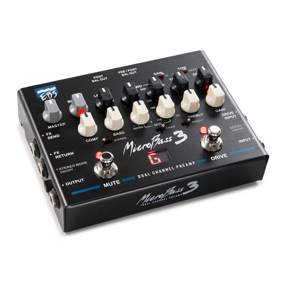 EBS MicroBass 3 Effektgerät E-Bass EBS MicroBass 3 Effektgerät E-Bass von EBS