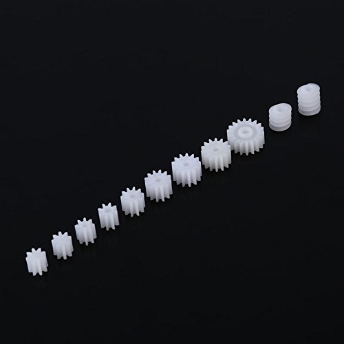EBTOOLS 11pcs Kunststoffspindelgetriebe für Modellautos, Roboter und Flugzeuge - Essentielle -Teile für Motorprojekte EBTOOLS 11pcs Kunststoffspindelgetriebe für Modellautos, Roboter und Flugzeuge - Essentielle -Teile für Motorprojekte von EBTOOLS