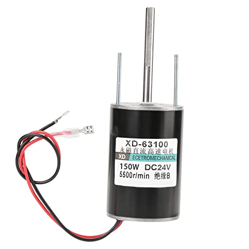 EBTOOLS 150W Hochgeschwindigkeitsbürstenmotor CW/CCW für Rasenmäher, Generatoren und -Projekte (24v5500 rev) von EBTOOLS
