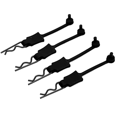 EBTOOLS 4pcs /10 RC -Autoclips - LE, Einfach zu Verwendende Schalenclips für, und Mehr (Black) von EBTOOLS
