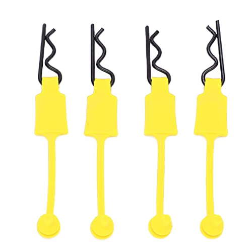EBTOOLS 4pcs /10 RC -Autoclips - LE, Einfach zu Verwendende Schalenclips für, und Mehr (Yellow) von EBTOOLS