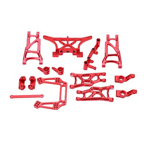 EBTOOLS 4pcs Universal Car Truck Aluminium Innenknopf Pins Rot - Stilvoll, und -steigeres Accessoire (Rot) von EBTOOLS
