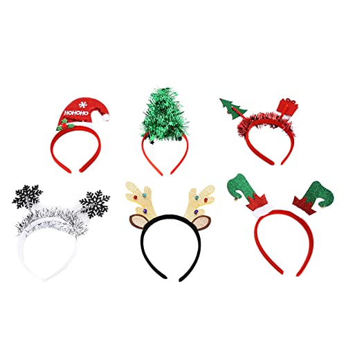 EBTOOLS 6PCS Christmas Headba Set - F Tree, Rentier, Snowflake & S Hut Holiday Accessoires Für Partys EBTOOLS 6PCS Christmas Headba Set - F Tree, Rentier, Snowflake & S Hut Holiday Accessoires Für Partys von EBTOOLS