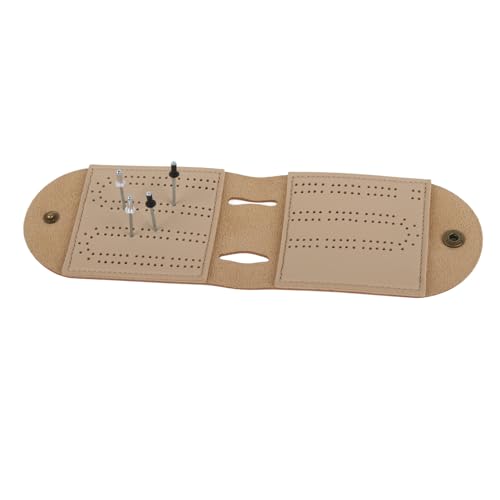 EBTOOLS Leder Cribbage Board G Set - Leichte Brown 2 Tragbare Anzeigetafel Für F G Nights - Alter 8+ EBTOOLS Leder Cribbage Board G Set - Leichte Brown 2 Tragbare Anzeigetafel Für F G Nights - Alter 8+ von EBTOOLS
