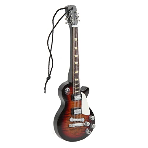 EBTOOLS Miniatur -Gitarrenmodell mit Gradientenholz -Getreide Displayanhänger für Musikliebhaber und Heimdekoration von EBTOOLS