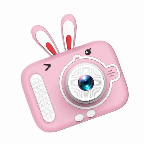 EBTOOLS Nette Digitalkamera für , 1080p Video & Dual-Objektiv mit 2,0-Zoll-IPS-Bildschirm, Lustige Designs, Eingebaute Wiederaufladbare Akku & Geschenk (Rosa Kaninchen) von EBTOOLS