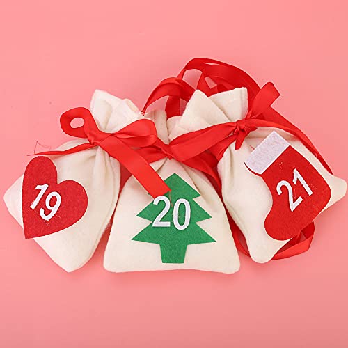 EBTOOLS Weihnachten Countdown Advent Calnen Geschenkbeutel mit E Ket -Design für Home Decoration - Nummern 30 24 EBTOOLS Weihnachten Countdown Advent Calnen Geschenkbeutel mit E Ket -Design für Home Decoration - Nummern 30 24 von EBTOOLS