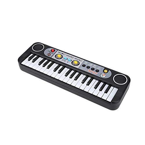 Kinder Keyboard Mit Mikrofon---37 Tasten Elektrisches Digitales Schlüsselbrett Klavier Musikinstrumente Kinderspielzeug Mit Mikrofon von EBTOOLS