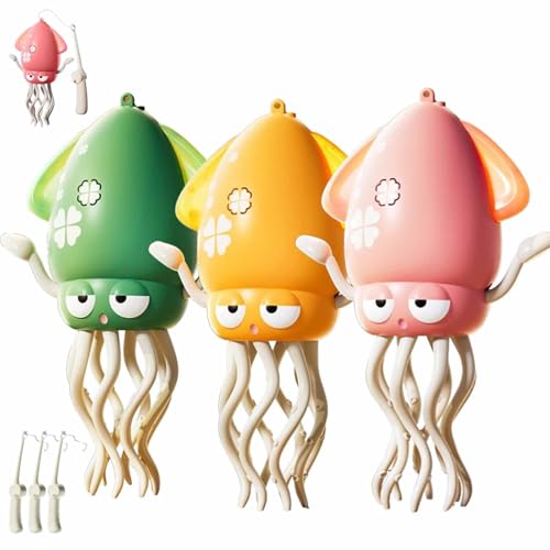 ECBLI Smart Tentacle Explorer, Wiggly Wonder Octopus, Elektrisches, Verspieltes, Tanzendes Tintenfischspielzeug, Krabbelndes Spielzeug Mit Automatischem Hindernissensor(3pcs) von ECBLI