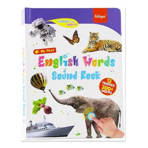 Mein Erstes Englisches Soundspielzeug – über 470 Wörter, 21 Themen, Lustiges Wortspiel, Drücken for Erlernen Der Phonetik, Juguete Educativo for Pädagogische Sprache, Schulbildung Und(3-9Y) von ECBLI