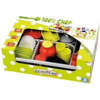 ECOIFFIER 7600001210 Geschirrset mit Gitterkorb von ECOIFFIER