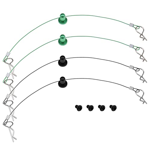 ECSiNG 4Pcs RC Car Body Shell Clip Pins Compatible with Hsp Compatible with Arram Compatible with Axial Ecx 1/10 RC Metal Shell Body Clip ECSiNG 4Pcs RC Car Body Shell Clip Pins Compatible with Hsp Compatible with Arram Compatible with Axial Ecx 1/10 RC Metal Shell Body Clip von ECSiNG