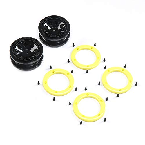 ECX FR/RR Wheel with Beadlock Black/Yellow: Temper G2 ECX FR/RR Wheel with Beadlock Black/Yellow: Temper G2 von ECX