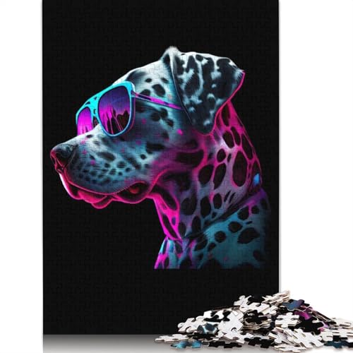 Dalmatiner-Puzzle für Erwachsene, 1500 Teile, rechteckiges Papppuzzle, Geschenke für Männer, für Jungen oder Mädchen, 1500 Teile (85 x 57 cm) von ECXASD