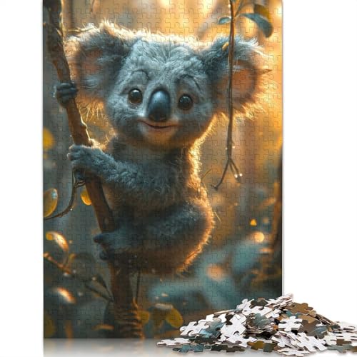 EIN süßes Cartoon-Koala-Puzzle für Erwachsene ab 18 Jahren. Upe Lernspiele, Puzzle für Erwachsene und Kinder, 520 Teile (52 x 38 cm) von ECXASD