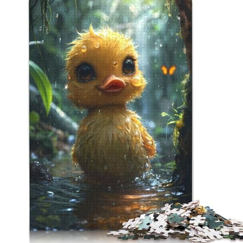 Enten-Cartoon-Tier-Puzzle für Erwachsene, Premium-100% Recycling-Brett, schwierige Puzzles für Kinder ab 12 Jahren, 520 Teile (52 x 38 cm) von ECXASD