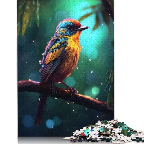 Epic Rainy Kookaburra Puzzle für Erwachsene, Denksportaufgaben für Erwachsene, Puzzlespiele für Erwachsene und Teenager, 1500 Teile (85 x 57 cm) von ECXASD
