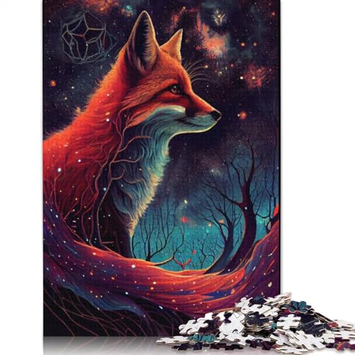 Fox Galaxy Nature Puzzle für Erwachsene, Lernspiel, Puzzle-Geschenke für Kinder ab 12 Jahren, 1000 Teile (75 x 50 cm) von ECXASD