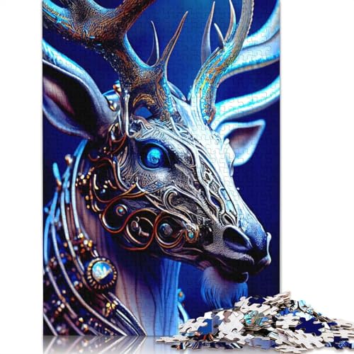 Hirsch-Puzzle, 520 Teile, für Erwachsene, herausfordernde und knifflige Puzzles für Erwachsene und Kinder, 520 Teile (52 x 38 cm) von ECXASD