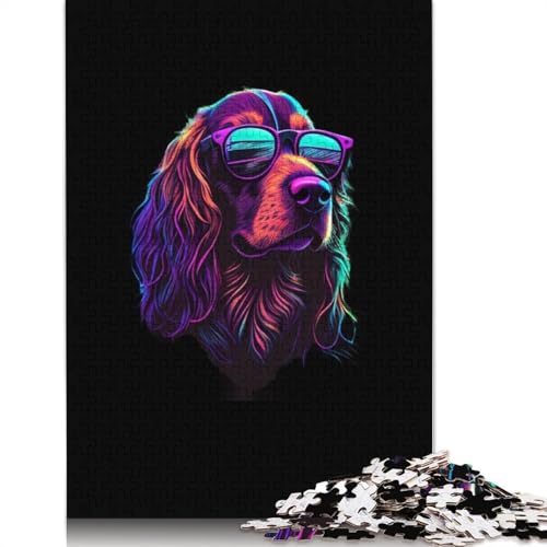 Irish Setter-Puzzle für Erwachsene, Spielzeug, Lernspiel, schwierige Puzzles für Kinder ab 12 Jahren, 520 Teile (52 x 38 cm) von ECXASD