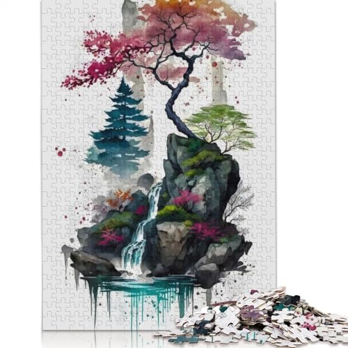 Kirschblüten-Puzzle 2 für Erwachsene, Spielzeug, Lernspiel, schwierige Puzzles für Kinder ab 12 Jahren, 520 Teile (52 x 38 cm) von ECXASD