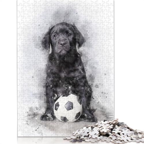 Lab Footballer Puzzle für Erwachsene, Relax Challenge Toy, Puzzles für Erwachsene für Frauen, für Kinder ab 12 Jahren, 520 Teile (52 x 38 cm) von ECXASD