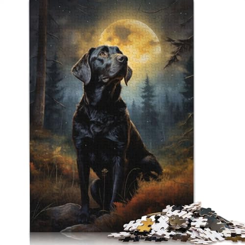 Labrador Retriever-Puzzles für Erwachsene, schwierige, Harte Denksportaufgaben für Erwachsene und Kinder, 1000 Teile (75 x 50 cm) von ECXASD