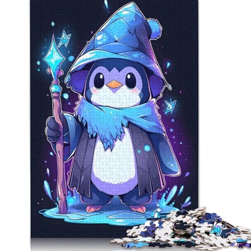 Penguin Wizard Magic 1500-teiliges Puzzle, herausfordernd und knifflig, Puzzle für Männer, Geschenke für Erwachsene und Teenager, 1500 Teile (85 x 57 cm) von ECXASD