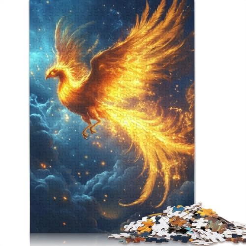 Phoenix im Flug-Puzzle für Erwachsene, schwierige Problemlösungsrätsel für Erwachsene, für Jungen oder Mädchen, 1000 Teile (75 x 50 cm) von ECXASD