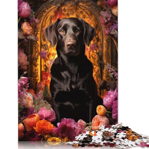 Schokoladen-Labrador-Puzzle für Erwachsene, Lernspiel, Puzzle-Geschenke für Kinder ab 12 Jahren, 520 Teile (52 x 38 cm) von ECXASD