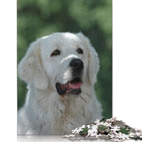 Tatra-Schäferhund-Puzzle für Erwachsene, Premium-Puzzle aus 100% recyceltem Brett, schwierige Puzzles für Kinder ab 12 Jahren, 520 Teile (52 x 38 cm) von ECXASD