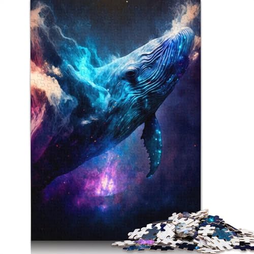 Wal-Puzzle für Erwachsene, Premium-Puzzle aus 100% recyceltem Brett, schwierige Puzzles für Kinder ab 12 Jahren, 1500 Teile (85 x 57 cm) von ECXASD