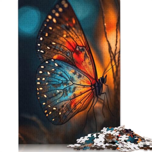 Weltraum-Schmetterlings-Puzzle für Erwachsene, Lernspiel, Puzzle-Geschenke für Kinder ab 12 Jahren, 1000 Teile (75 x 50 cm) von ECXASD