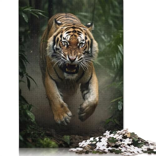 Wilderness King Puzzle, herausfordernd und knifflig, Puzzle für Männer, Geschenke für Erwachsene und Teenager, 1000 Teile (75 x 50 cm) von ECXASD