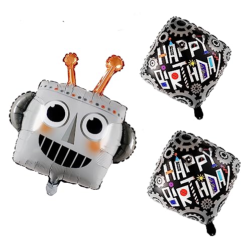 ED-Lumos 3Pcs Helium Luftballon Riesiger Graue Roboter Wiederverwendbare für Kinder Geburtstag Party Sommer Strand Dekoration Geschenk ED-Lumos 3Pcs Helium Luftballon Riesiger Graue Roboter Wiederverwendbare für Kinder Geburtstag Party Sommer Strand Dekoration Geschenk von ED-Lumos