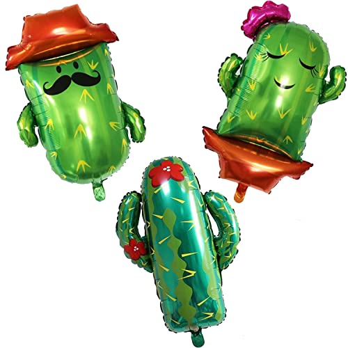 ED-Lumos 3Pcs Riese Grüner Kaktus Helium Luftballons für Kindergeburtstag Party Dekoration Geschenk ED-Lumos 3Pcs Riese Grüner Kaktus Helium Luftballons für Kindergeburtstag Party Dekoration Geschenk von ED-Lumos