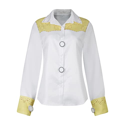 Jessie Cowgirl-Kostüm-Shirt, Damen Beyond Jessie-Kostüm, Knopfleiste, langärmelig, Freizeithemd Jessie Cowgirl-Kostüm-Shirt, Damen Beyond Jessie-Kostüm, Knopfleiste, langärmelig, Freizeithemd von EDAUWAE