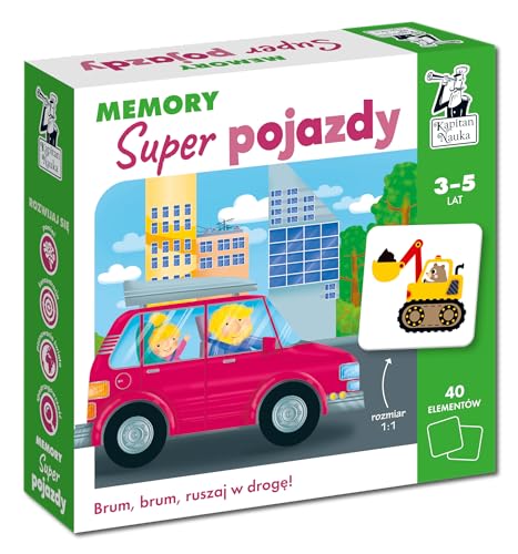 Memory Super Fahrzeuge. Kapitän Wissenschaft von EDGARD