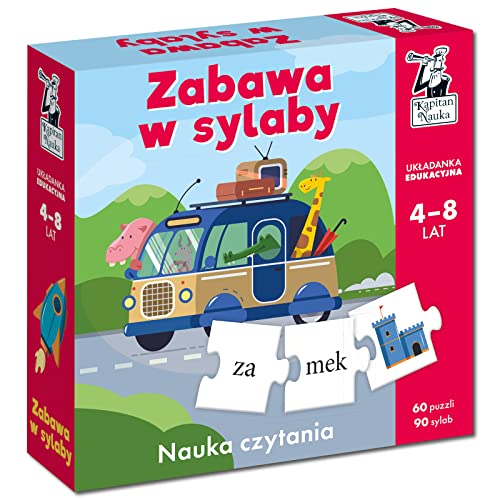 Silbenspiel. Lernpuzzle (4-8 Jahre). Kapitän Wissenschaft von EDGARD