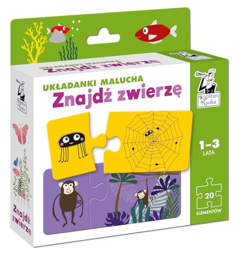 Znajdź zwierzę. Układanki malucha. Kapitan Nauka von EDGARD