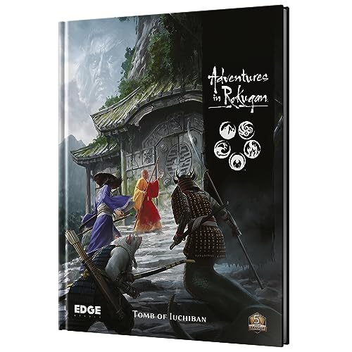 Adventures in Rokugan Rollenspiel Tomb of Iuchiban Erweiterung - Enthüllen Sie die Geheimnisse des alten Grabes! RPG-Strategiespiel, 2+ Spieler, ab 14 Jahren, 90 Minuten Spielzeit, hergestellt von von EDGE Studio