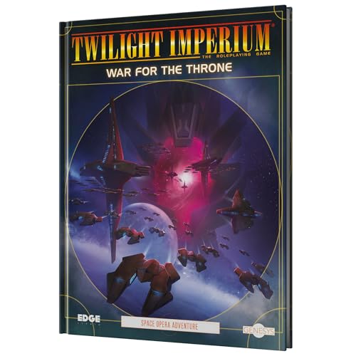 Genesys Rollenspiel War for The Throne SOURCEBOOK - Save The Galaxy in an Epic Space Adventure! Fantasy-Spiel für Kinder & Erwachsene, ab 14 Jahren, 2-8 Spieler, 1+ Stunde Spielzeit, hergestellt von von EDGE Studio