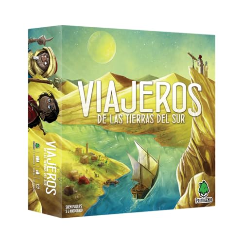 EDICIONES PRIMIGENIO Reisende aus den Ländern des Südens | Brettspiel | ab 12 Jahren | 1 bis 4 Spieler | 60-90 Minuten pro Spiel | Spanisch von EDICIONES PRIMIGENIO