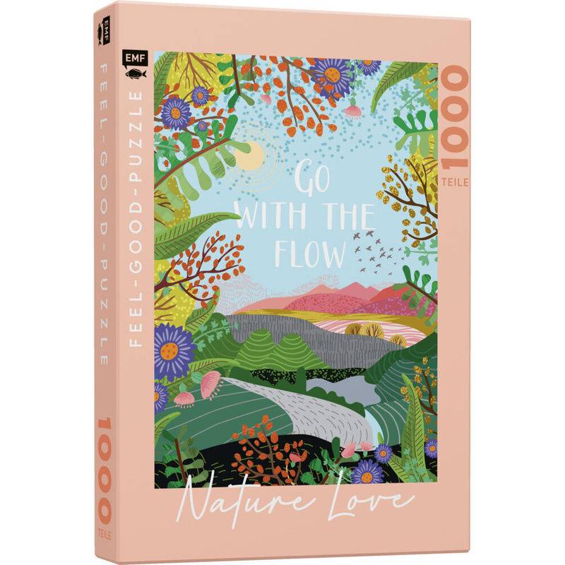 Feel-good-Puzzle 1000 Teile - NATURE LOVE: Go with the flow von EDITION,MICHAEL FISCHER