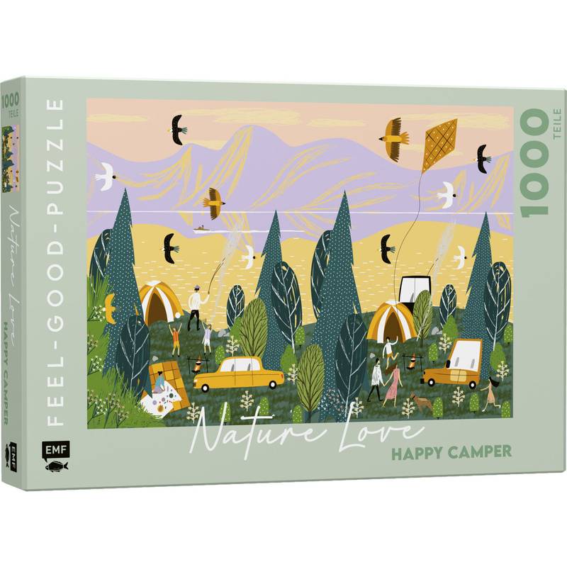Feel-good-Puzzle 1000 Teile - NATURE LOVE: Happy Camper von EDITION,MICHAEL FISCHER
