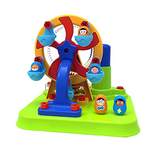 EDU-Toys Mint Elektrisches Riesenrad Robuster Bausatz für Kleinkinder EDU-Toys Mint Elektrisches Riesenrad Robuster Bausatz für Kleinkinder von EDU-TOYS