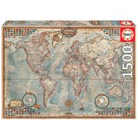 EDUCA 9216005 Antike Weltkarte 1500 Teile Puzzle EDUCA 9216005 Antike Weltkarte 1500 Teile Puzzle von EDUCA BORRAS